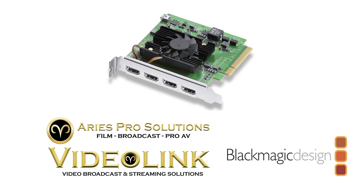 Blackmagic Design DeckLink Quad HDMI - Aries Pro / Videolink | Toronto